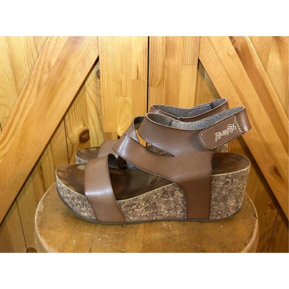 Blowfish Malibu Women's Wedge Sandal Size 9 - Picture 4 of 9